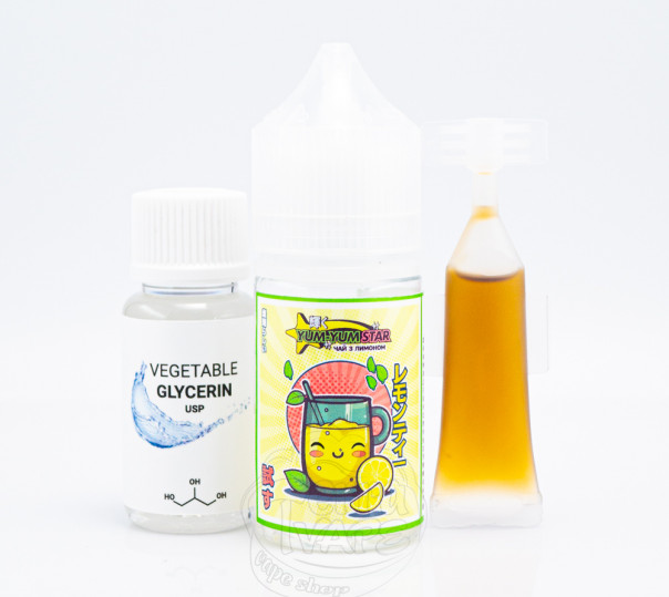 Жидкость Yum-Yum Star Salt Чай с лимоном 30ml 25mg (набор компонентов)