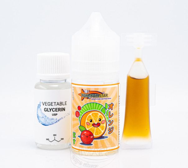 Жидкость Yum-Yum Star Salt Апельсин клюква 30ml 0mg (набор компонентов)