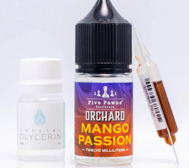 Жидкость Five Pawns Orchard Blends Salt Mango Passion 30ml 50mg со вкусом манго и маракуйи (набор компонентов)