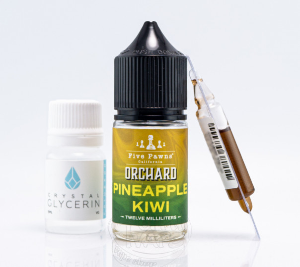 Жидкость Five Pawns Orchard Blends Salt Pineapple Kiwi 30ml 50mg со вкусом ананаса и киви (набор компонентов)