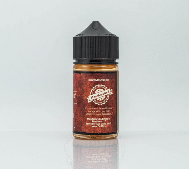 Жидкость Five Pawns Organic Elo Tobacco 60ml 12mg на органическом никотине со вкусом бразильского табака