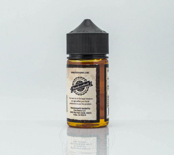 Рідина Five Pawns Organic Gambit 60ml 12mg на органічному нікотині зі смаком яблучного пирога