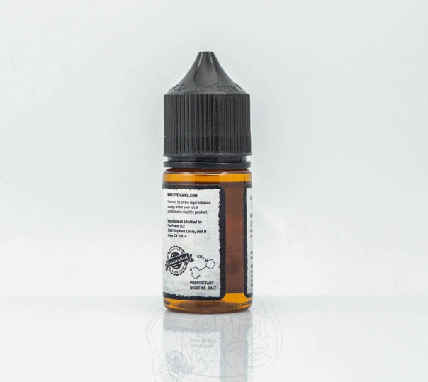 Рідина Five Pawns Salt Black Flag Risen 30ml 30mg на сольовому нікотині зі смаком тютюну з кавою