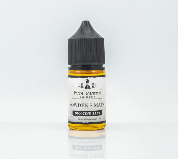 Рідина Five Pawns Salt Bowden's Mate 30ml 30mg на сольовому нікотині зі смаком шоколаду з м'ятою