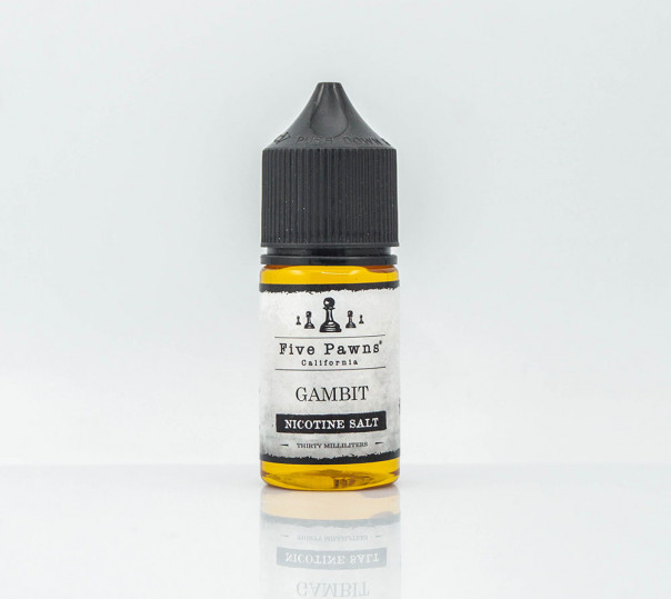 Рідина Five Pawns Salt Gambit 30ml 30mg на сольовому нікотині зі смаком яблучного пирога