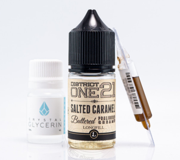 Жидкость Five Pawns The Legacy Collection Salt District One21 Black Water 30ml 50mg со вкусом канноли и кофе (набор компонентов)