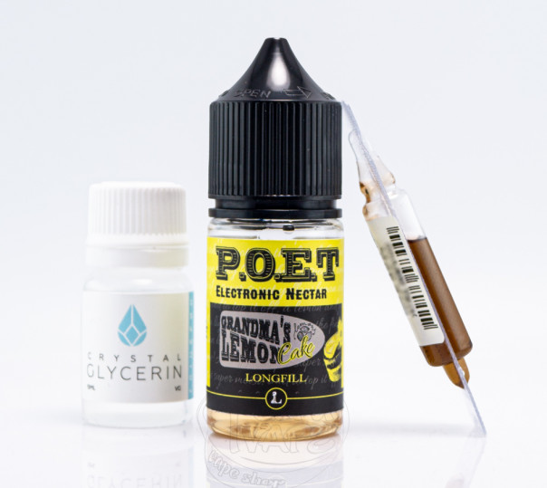 Жидкость Five Pawns The Legacy Collection Salt POET Grandma’s Lemon Cake 30ml 50mg со вкусом лимонного пирога (набор компонентов)