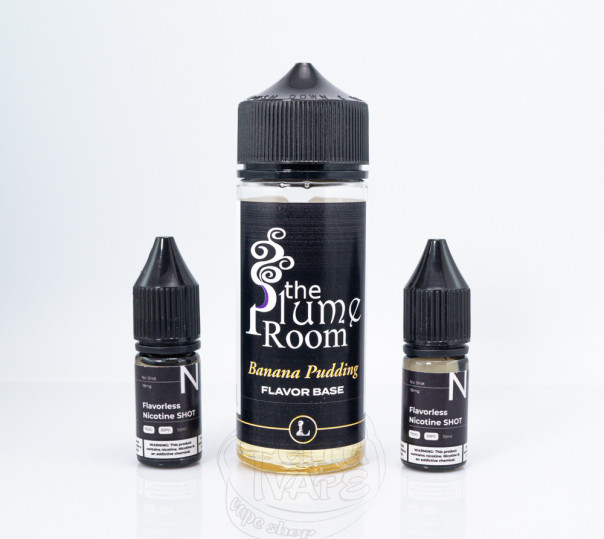 Жидкость Five Pawns Legacy Collection Organic Shortfill The Plume Room Banana Pudding 120ml 6mg на органическом никотине