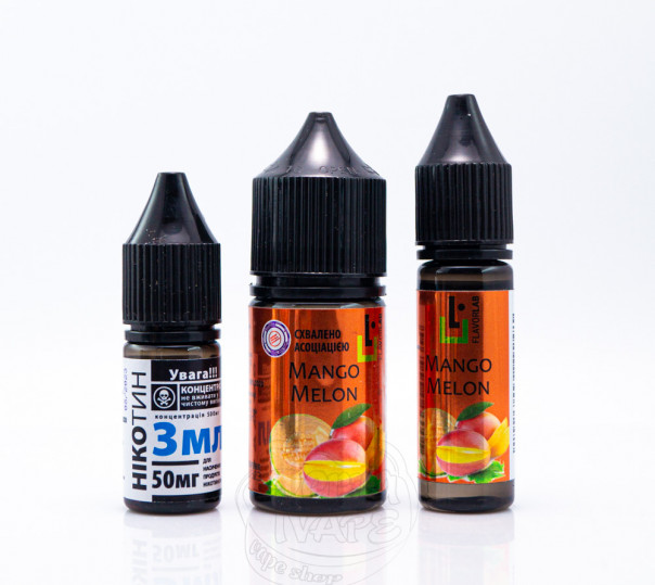 Ріідина Aroma Max Salt Mango Melon 30ml 50mg зі смаком манго та дині (набір компонентів)