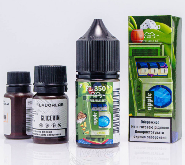 Жидкость Flavorlab FL350 Salt Apple 30ml 50mg со вкусом яблока (набор компонентов)