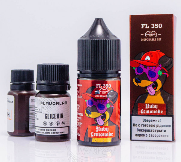 Жидкость Flavorlab FL350 Salt Ruby Lemonade 30ml 50mg со вкусом лимонада (набор компонентов)