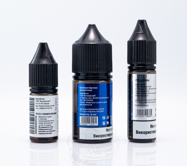 Жидкость FlavorLab PE 10000 Salt Blueberry Lemon Mix 30ml 50mg (набор компонентов)