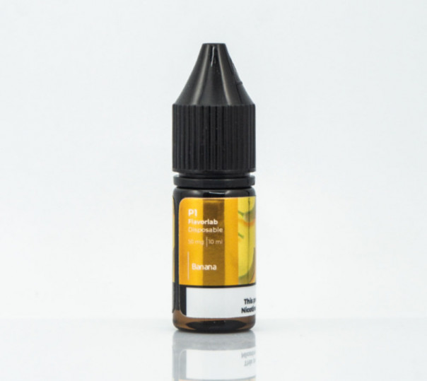 Рідина Flavorlab P1 Salt Banana 10ml 50mg на сольовому нікотині зі смаком банана