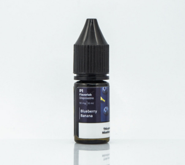 Рідина Flavorlab P1 Salt Blueberry Banana 10ml 50mg на сольовому нікотині зі смаком чорниці та банана