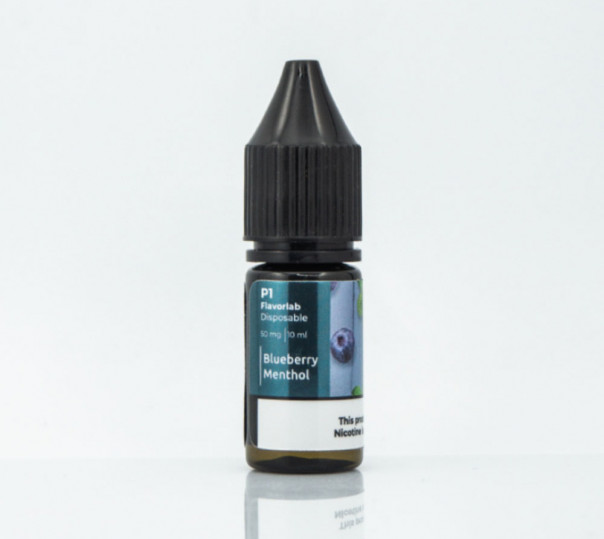 Жидкость Flavorlab P1 Salt Blueberry Menthol 10ml 50mg на солевом никотине со вкусом черники и ментола