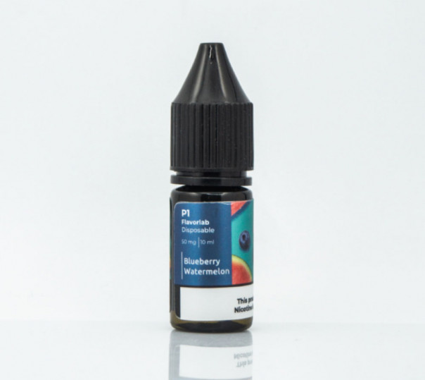 Рідина Flavorlab P1 Salt Blueberry Watermelon 10ml 50mg на сольовому нікотині зі смаком чорниці та кавуна