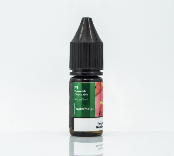 Жидкость Flavorlab P1 Salt Watermelon 10ml 50mg на солевом никотине со вкусом арбуза