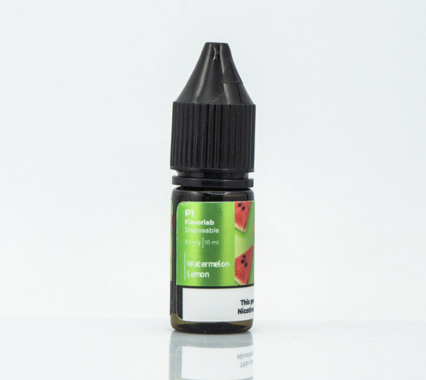 Рідина Flavorlab P1 Salt Watermelon Lemon 10ml 50mg на сольовому нікотині зі смаком кавунового лимонаду