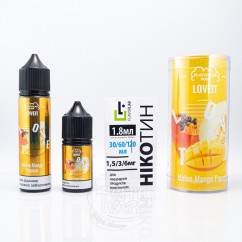 Набір Love It Organic Melon Mango Papaya 60ml 3mg Рідина