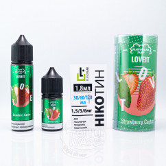 Набір Love It Organic Strawberry Cactus 60ml 3mg Рідина