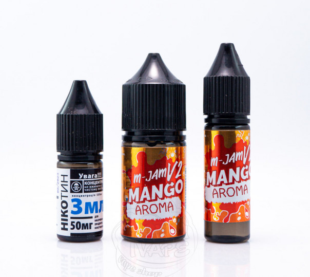 Рідина M-JAM V2 Salt Mango 30ml 50mg зі смаком манго (набір компонентів)