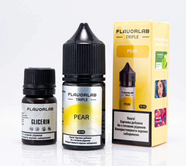 Рідина Flavorlab Triple Salt Pear 30ml 50mg зі смаком груші (набір компонентів)