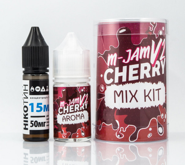 Набор для приготовления жидкости M-Jam v2 Salt Cherry 30ml 50mg на солевом никотине