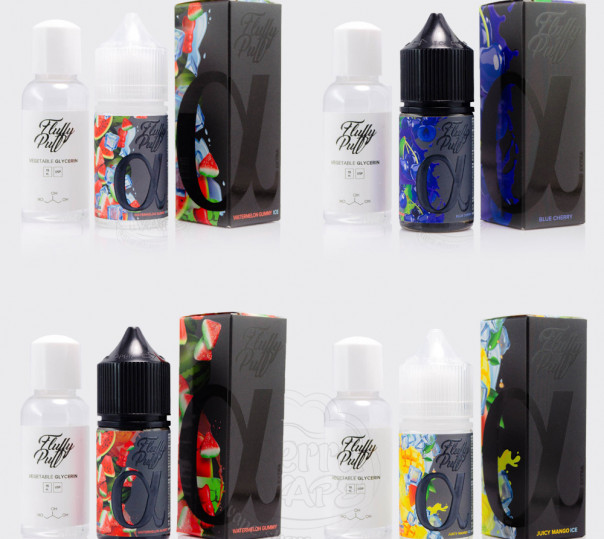 Жидкость Fluffy Puff Alpha Salt 30ml (набор компонентов)