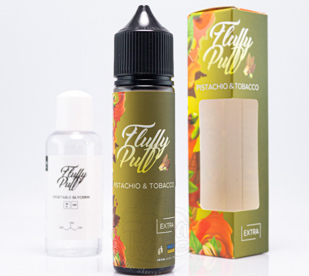 Рідина Fluffy Puff Salt Pistachio Tobacco 60ml 25mg (набір компонентів)