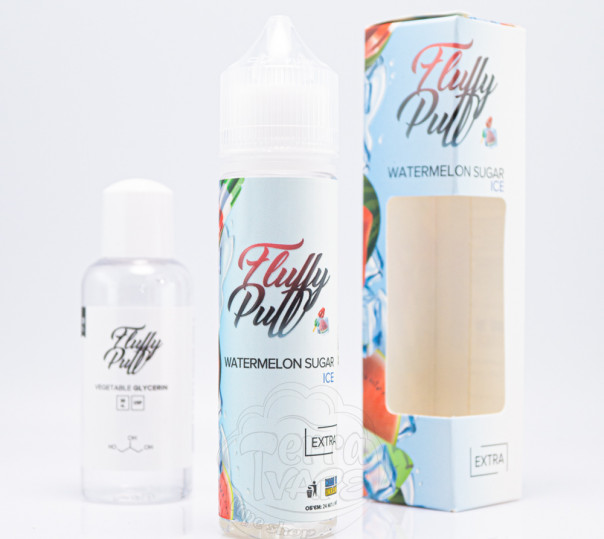 Рідина Fluffy Puff Salt Watermelon Sugar Ice 60ml 25mg (набір компонентів)