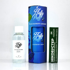 Набір Fluffy Puff Organic Blue Raspberry Lemonade 60ml 0mg Рідина