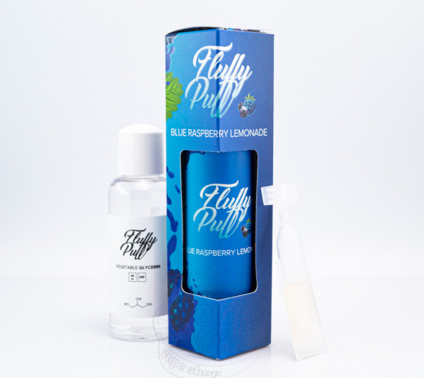 Жидкость Fluffy Puff Organic Blue Raspberry Lemonade 60ml 3mg (набор компонентов)