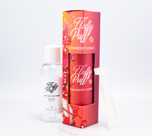 Рідина Fluffy Puff Organic Cranberry Donut 60ml 0mg (набір компонентів)