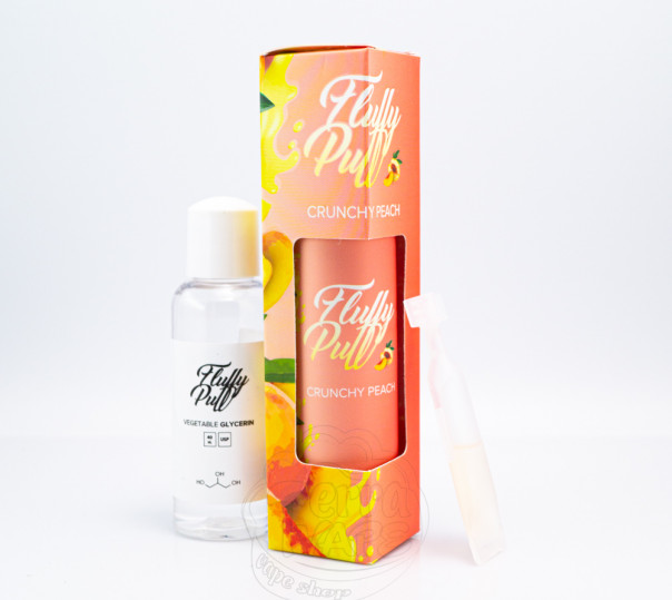 Жидкость Fluffy Puff Organic Crunchy Peach 60ml 0mg (набор компонентов)