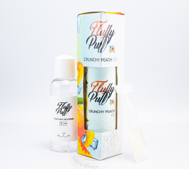 Жидкость Fluffy Puff Organic Crunchy Peach Ice 60ml 0mg (набор компонентов)