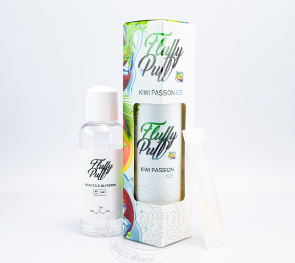 Рідина Fluffy Puff Organic Kiwi Passion Ice 60ml 0mg (набір компонентів)