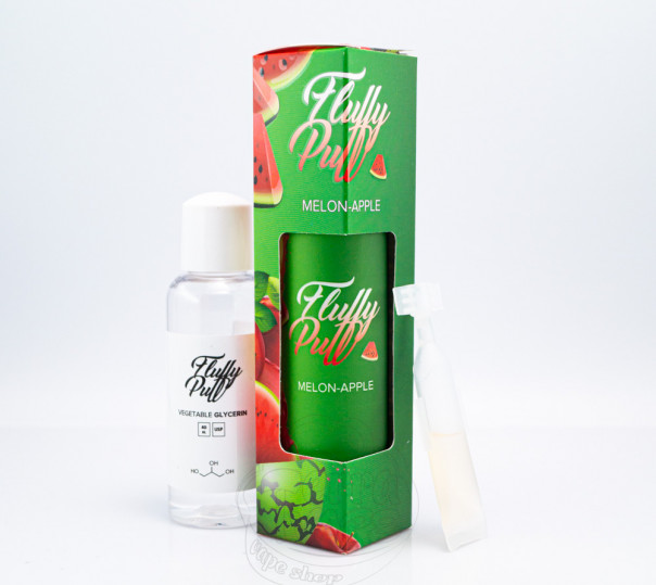 Рідина Fluffy Puff Organic Melon Apple 60ml 0mg (набір компонентів)