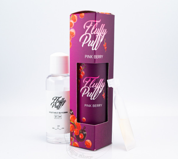 Рідина Fluffy Puff Organic Pink Berry 60ml 0mg (набір компонентів)