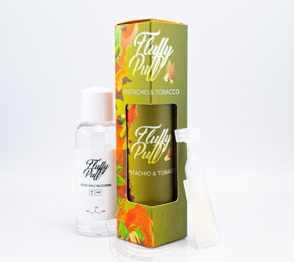 Жидкость Fluffy Puff Organic Pistachio Tobacco 60ml 0mg (набор компонентов)