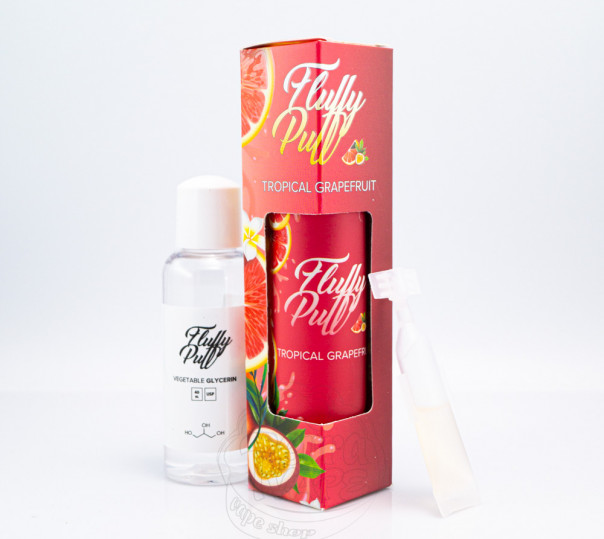 Рідина Fluffy Puff Organic Tropical Grapefruit 60ml 0mg (набір компонентів)