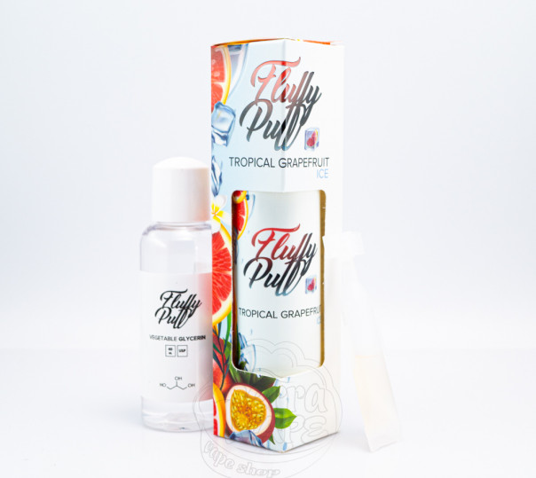 Жидкость Fluffy Puff Organic Tropical Grapefruit Ice 60ml 0mg (набор компонентов)