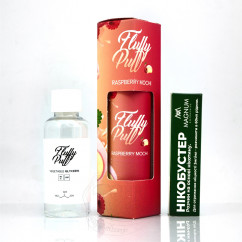 Набір Fluffy Puff Organic Raspberry Mochi 60ml 0mg Рідина