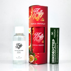 Набір Fluffy Puff Organic Tropical Grapefruit 60ml 0mg Рідина