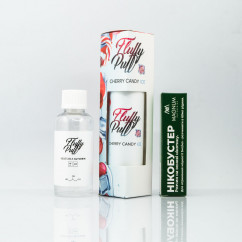 Набор Fluffy Puff Organic Cherry Candy Ice 60ml 0mg