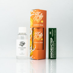 Набір Fluffy Puff Organic Creamy Cookie 60ml 0mg Рідина