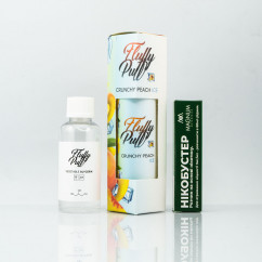 Набір Fluffy Puff Organic Crunchy Peach Ice 60ml 0mg Рідина