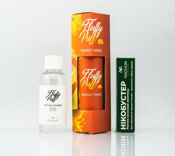 Жидкость Fluffy Puff Organic Mango Tango 60ml 0mg (набор компонентов)