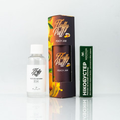 Набір Fluffy Puff Organic Peach Jam 60ml 0mg Рідина