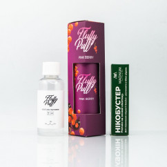 Набір Fluffy Puff Organic Pink Berry 60ml 0mg Рідина