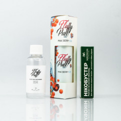 Набір Fluffy Puff Organic Pink Berry Ice 60ml 0mg